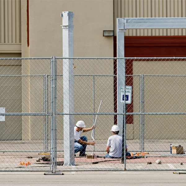 how much time can i rent the temporary fence for my construction site or event in New Sweden ME